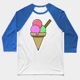 I want to ICE-CREAM! Baseball T-Shirt